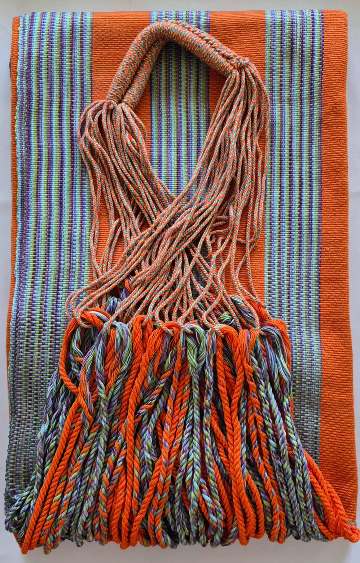 Handmade Orange Hammock